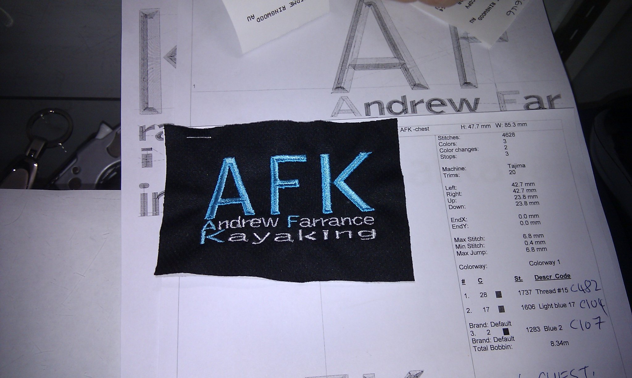 AFK logo swatch